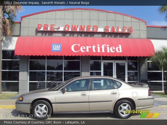 2003 Chevrolet Impala  in Sandrift Metallic