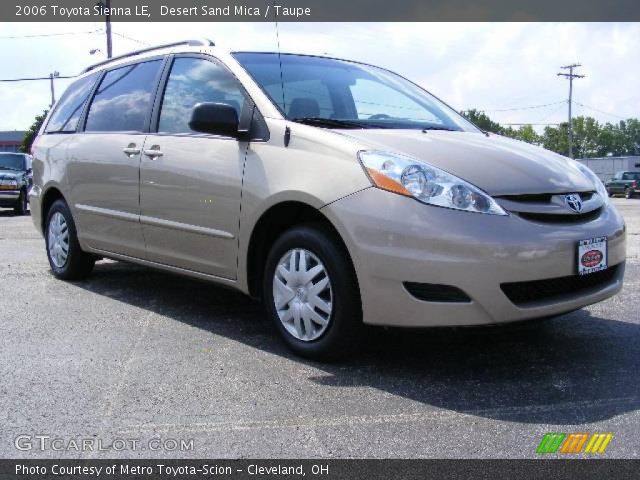 2006 Toyota Sienna LE in Desert Sand Mica