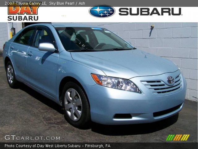 2007 Toyota Camry LE in Sky Blue Pearl