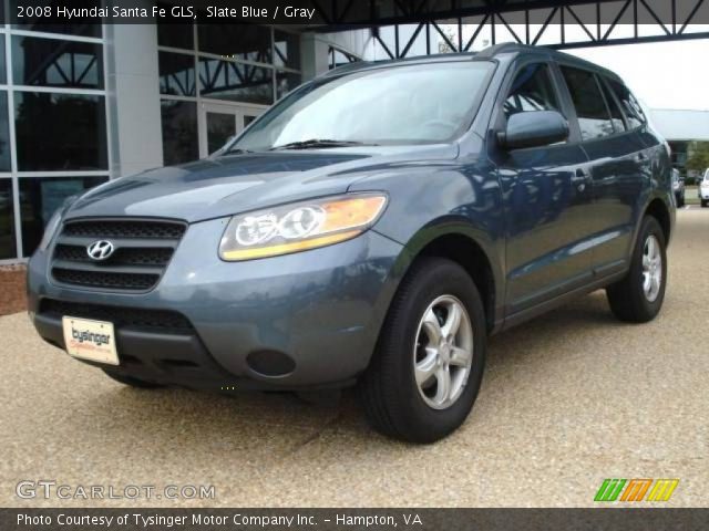2008 Hyundai Santa Fe GLS in Slate Blue