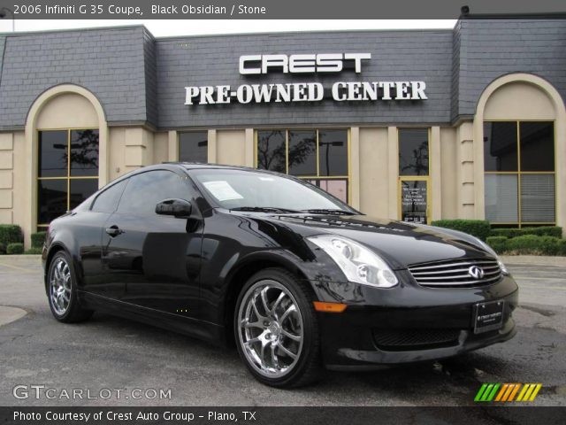 2006 Infiniti G 35 Coupe in Black Obsidian