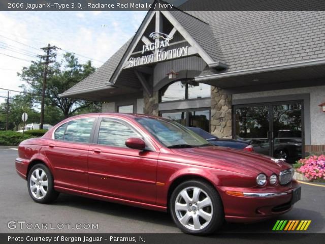 2006 Jaguar X-Type 3.0 in Radiance Red Metallic