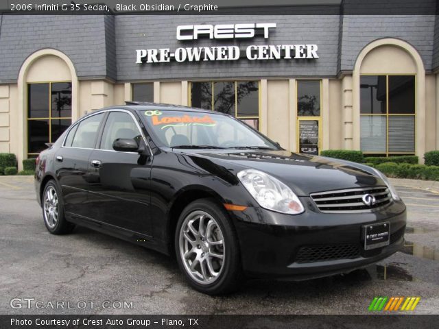 2006 Infiniti G 35 Sedan in Black Obsidian