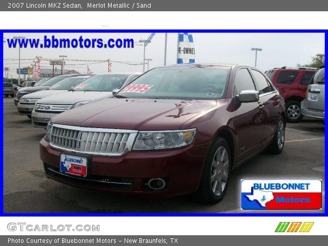 2007 Lincoln MKZ Sedan in Merlot Metallic