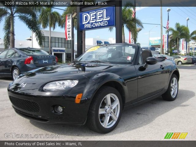2006 Mazda MX-5 Miata Roadster in Brilliant Black