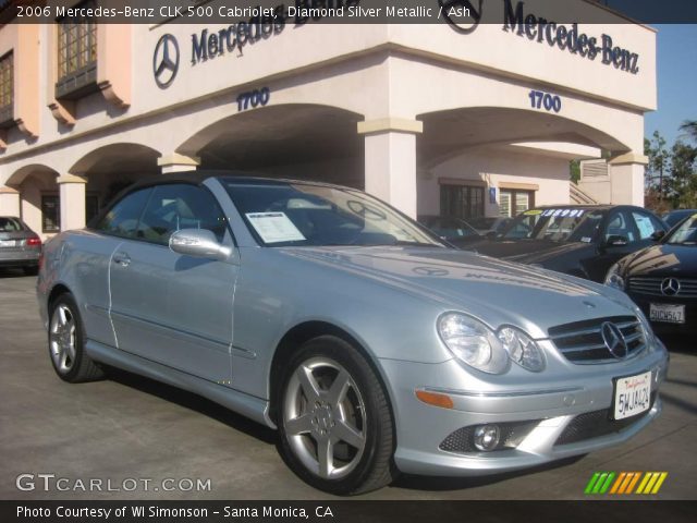 2006 Mercedes-Benz CLK 500 Cabriolet in Diamond Silver Metallic