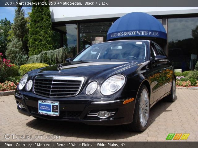 2007 Mercedes-Benz E 350 4Matic Sedan in Black
