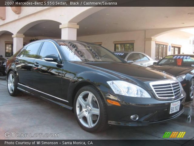 2007 Mercedes-Benz S 550 Sedan in Black