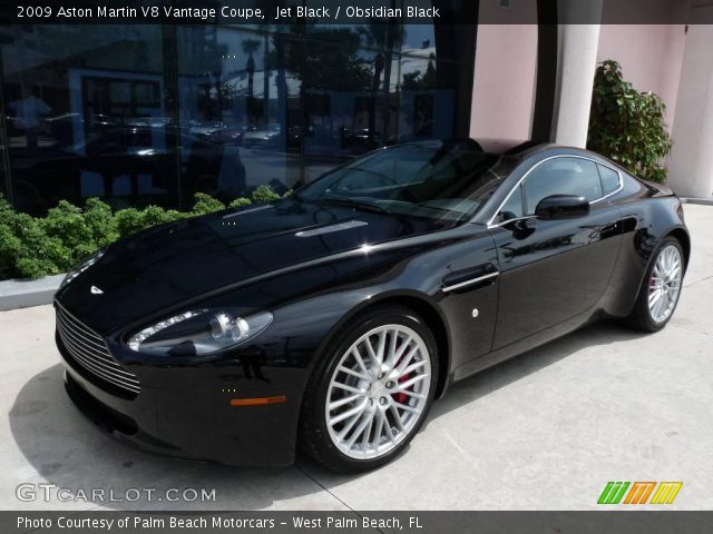 2009 Aston Martin V8 Vantage Coupe in Jet Black