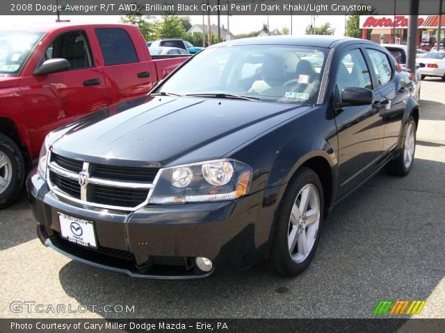 2008 Dodge Avenger R/T AWD in Brilliant Black Crystal Pearl