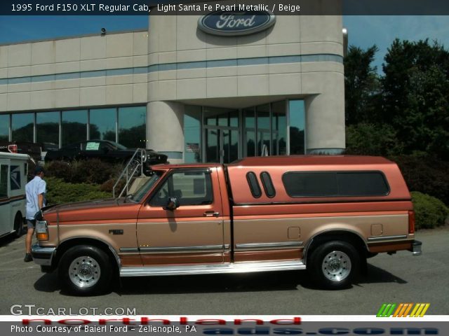1995 Ford F150 XLT Regular Cab in Light Santa Fe Pearl Metallic