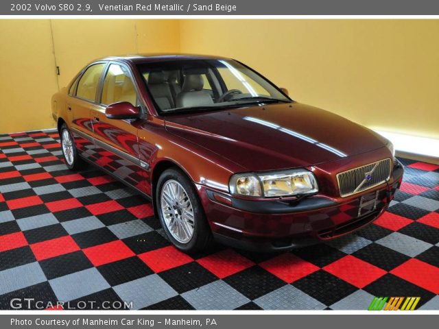 2002 Volvo S80 2.9 in Venetian Red Metallic