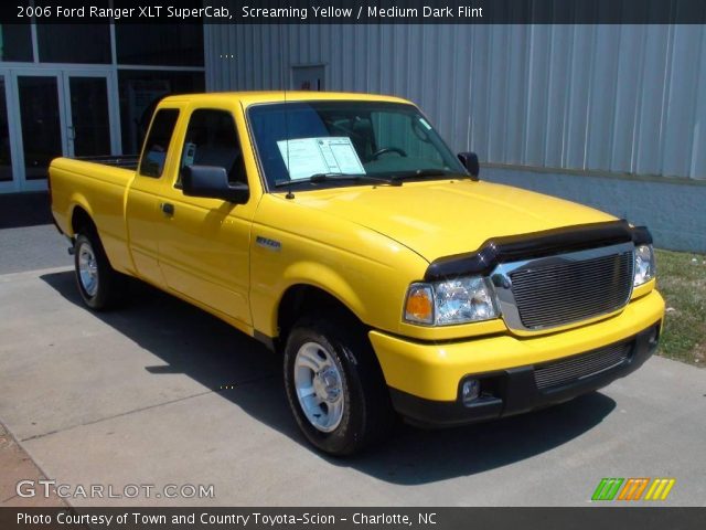 2006 Ford Ranger XLT SuperCab in Screaming Yellow
