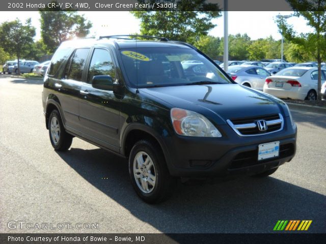 2002 Honda CR-V EX 4WD in Clover Green Pearl
