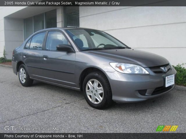2005 Honda Civic Value Package Sedan in Magnesium Metallic