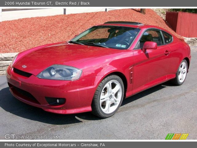 2006 Hyundai Tiburon GT in Electric Red