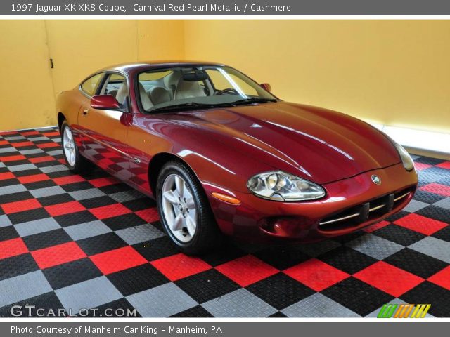 1997 Jaguar XK XK8 Coupe in Carnival Red Pearl Metallic