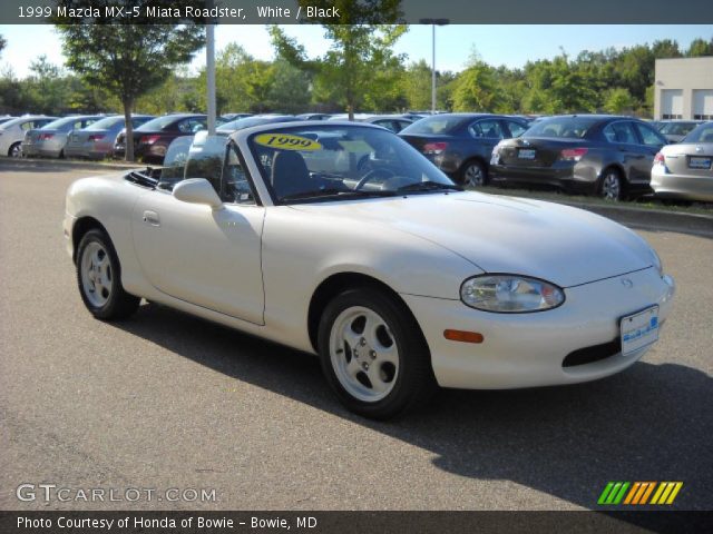 1999 Mazda MX-5 Miata Roadster in White