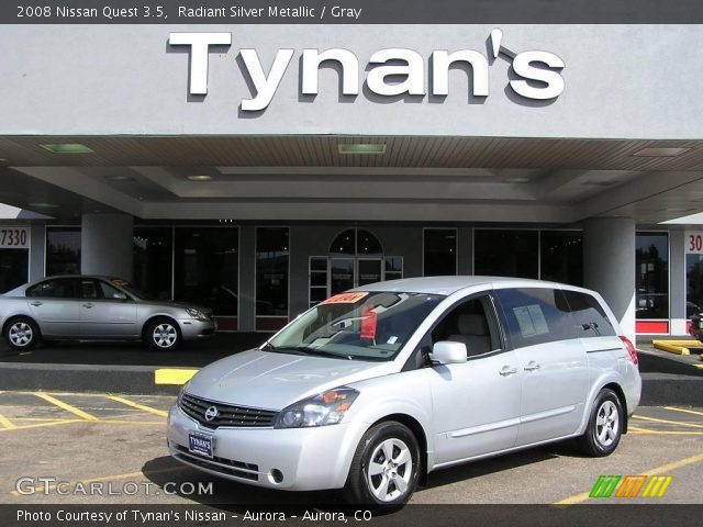 2008 Nissan Quest 3.5 in Radiant Silver Metallic