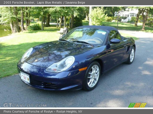 2003 Porsche Boxster  in Lapis Blue Metallic