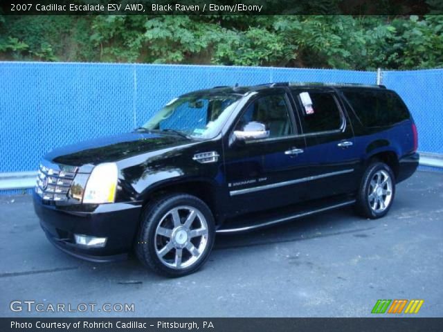 2007 Cadillac Escalade ESV AWD in Black Raven