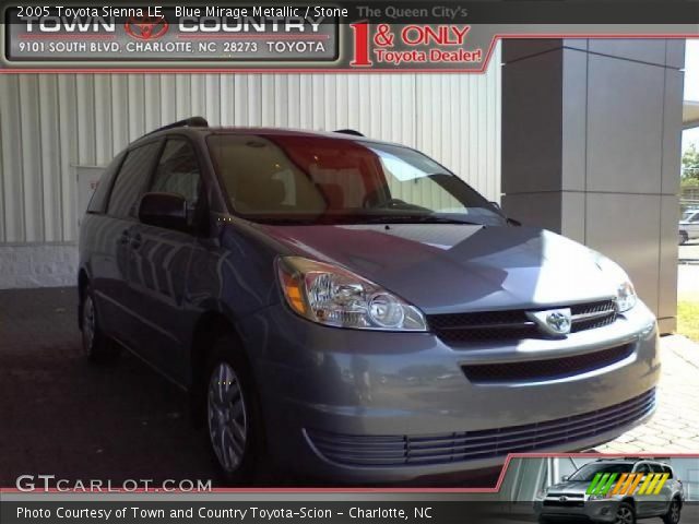 2005 Toyota Sienna LE in Blue Mirage Metallic