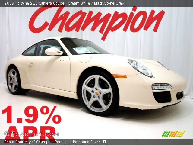 2009 Porsche 911 Carrera Coupe in Cream White