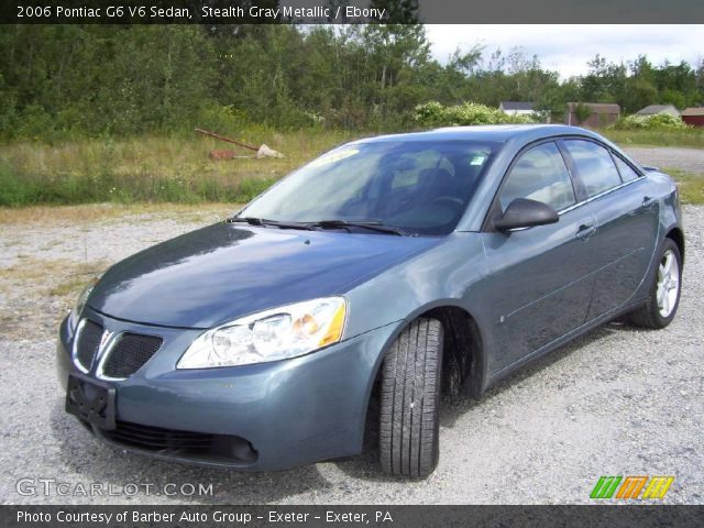 2006 Pontiac G6 V6 Sedan in Stealth Gray Metallic