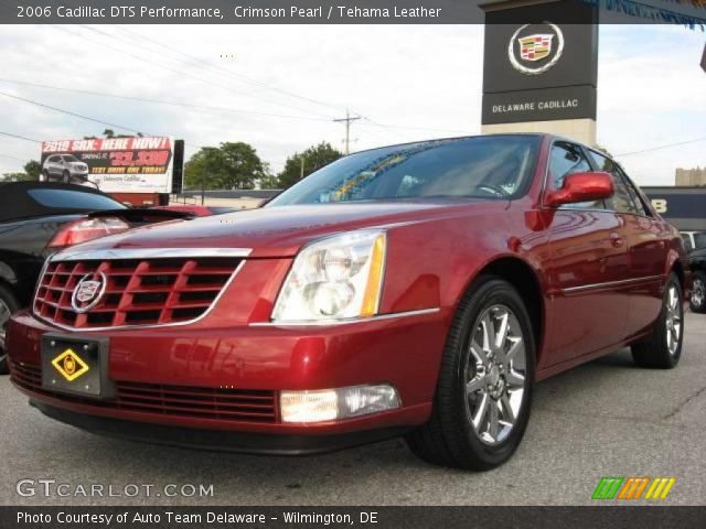 2006 Cadillac DTS Performance in Crimson Pearl