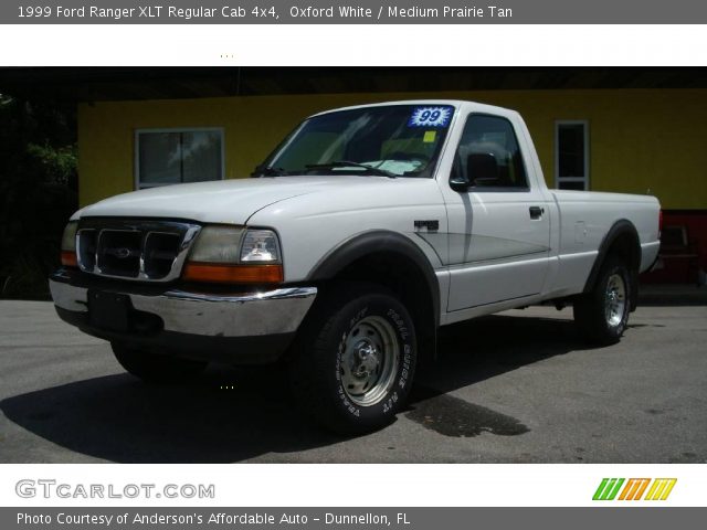 1999 Ford Ranger XLT Regular Cab 4x4 in Oxford White
