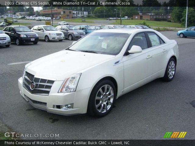 2009 Cadillac CTS Sedan in White Diamond Tri-Coat