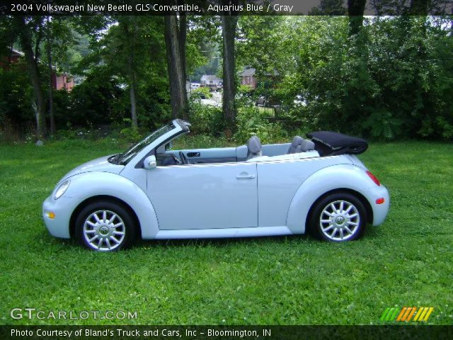 2004 Volkswagen New Beetle GLS Convertible in Aquarius Blue