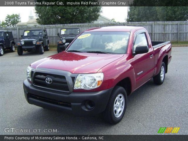 2008 Toyota Tacoma Regular Cab in Impulse Red Pearl