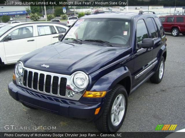 2007 Jeep Liberty Limited 4x4 in Midnight Blue Pearl