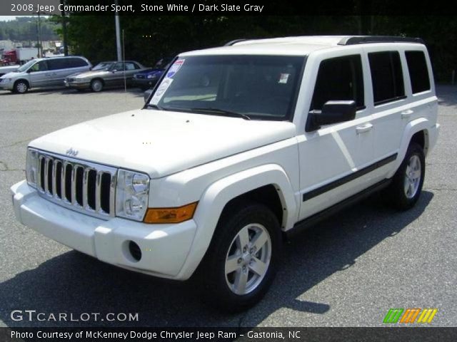 2008 Jeep Commander Sport in Stone White
