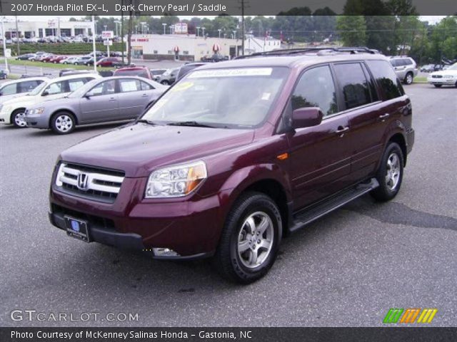 2007 Honda pilot dark cherry pearl #3