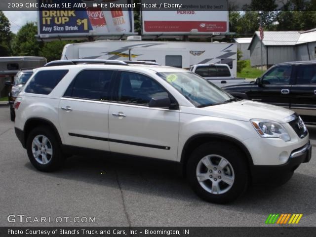 2009 GMC Acadia SLE AWD in White Diamond Tricoat