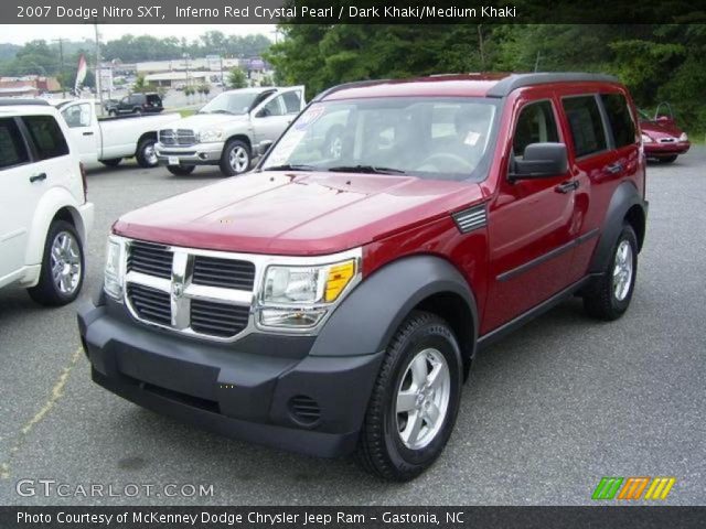 2007 Dodge Nitro SXT in Inferno Red Crystal Pearl