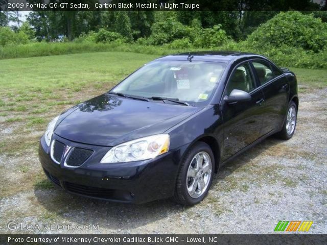 2009 Pontiac G6 GT Sedan in Carbon Black Metallic