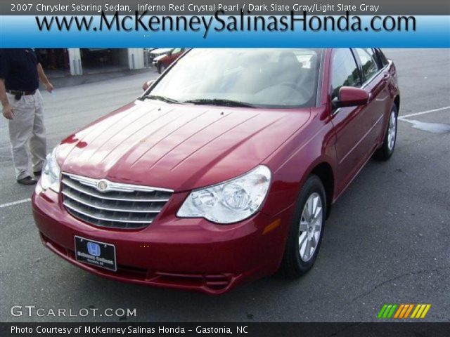 2007 Chrysler Sebring Sedan in Inferno Red Crystal Pearl