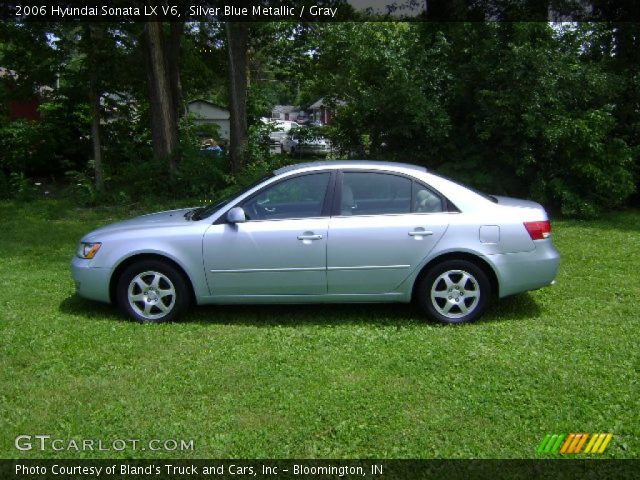 2006 Hyundai Sonata LX V6 in Silver Blue Metallic