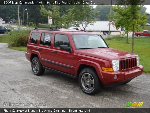 2006 Jeep Commander 4x4 in Inferno Red Pearl