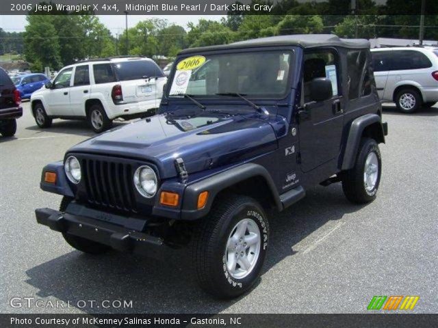 2006 Jeep Wrangler X 4x4 in Midnight Blue Pearl