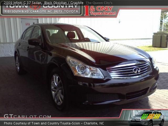 2009 Infiniti G 37 Sedan in Black Obsidian