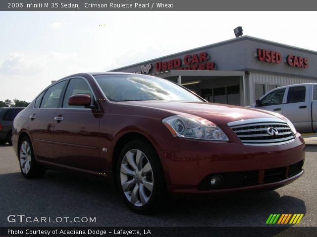 2006 Infiniti M 35 Sedan in Crimson Roulette Pearl