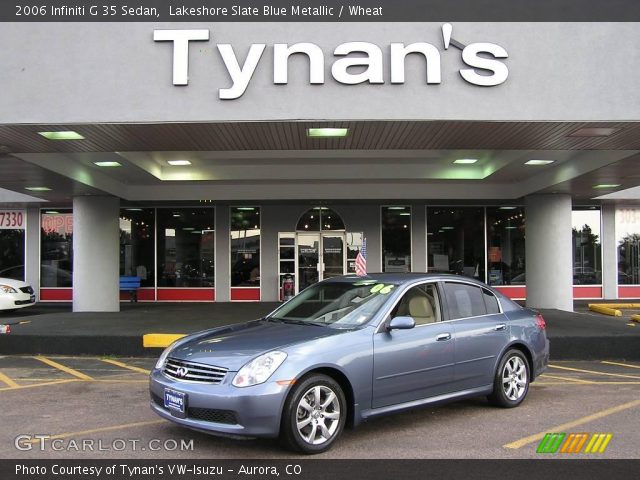2006 Infiniti G 35 Sedan in Lakeshore Slate Blue Metallic