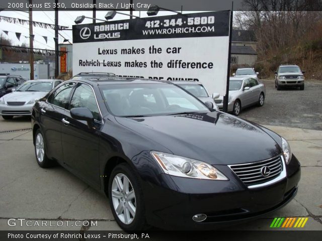 2008 Lexus ES 350 in Obsidian Black