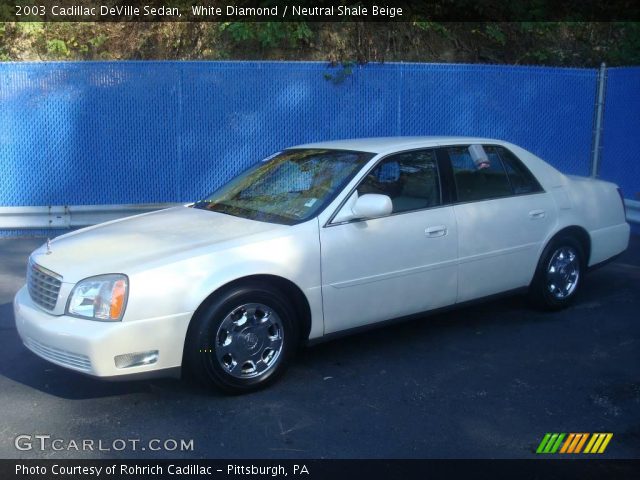 2003 Cadillac DeVille Sedan in White Diamond