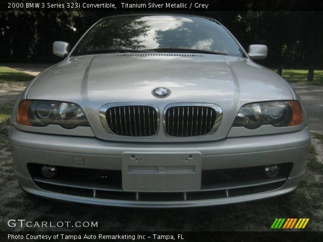 2000 BMW 3 Series 323i Convertible in Titanium Silver Metallic