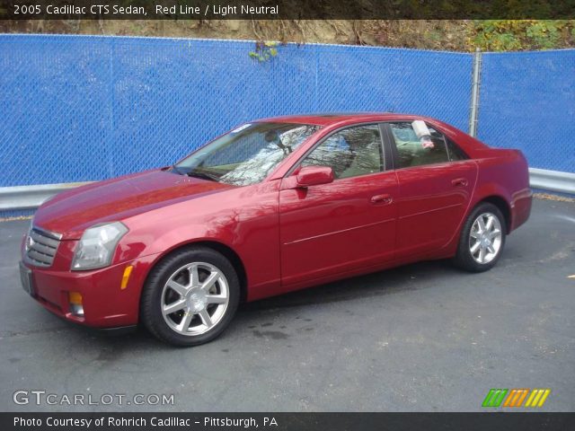 2005 Cadillac CTS Sedan in Red Line